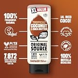 Original Source Coconut & Shea Butter Shower Gel 750 ml Natural Fragrance Vegan view 4