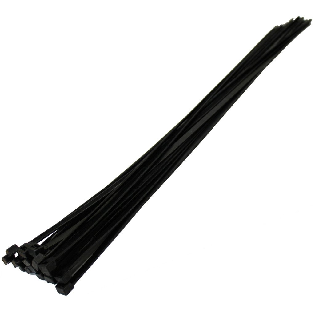 All Trade Direct 10 X Black Cable Ties 580Mm X 12.7Mm Long & Wide Zip
