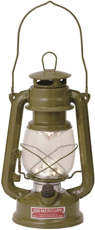 Amazon Co Jp Mercury マーキュリー ハリケーン ランタン Ledライト仕様 Khaki カーキ ホーム キッチン