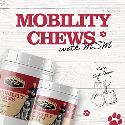 Dr. Pol Mobility Chews with MSM Glucosamine for Dogs Hip Joint
