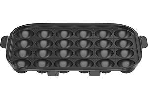 Nonstick Cake Pops Maker Plate, for Cheese balls Meatball, Octopus Balls, Aebelskivers, Ebelskivers, Takoyaki, Removable Die 