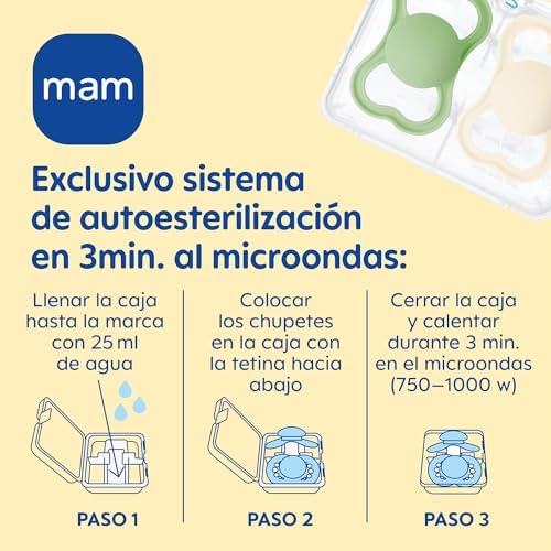 Chupeta de ar para bebés dos 2 aos 6 meses, azul mate, 2 peças
