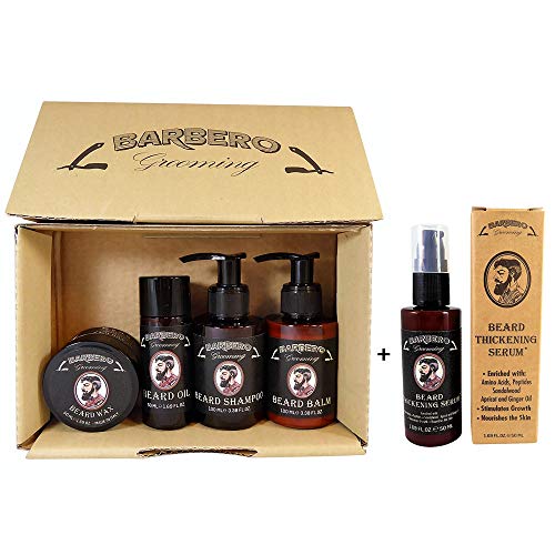 Barbero Grooming Beard Care Kit + Free Thickening Serum