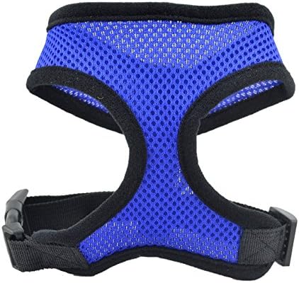 SMARTPRIX Lightweight Comfort Control Dog Walking Harness for Puppies, Small Dogs Small Blue
