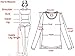 Lookatool Women's Casual Long Sleeve Tether Blouse Chiffon Floral T-Shirt White