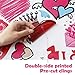 Ivenf Valentines Day Decorations Heart Window Clings Decor, Kids School Home Office Large Valentines Hearts Accessories Birthday Party Supplies Gifts, 4 Sheet 70pcs
