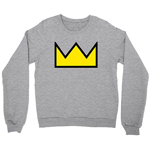 FUNKI SHOP Betty's Crown Sweater Super Comfy Pullover Sweatshirt Grey