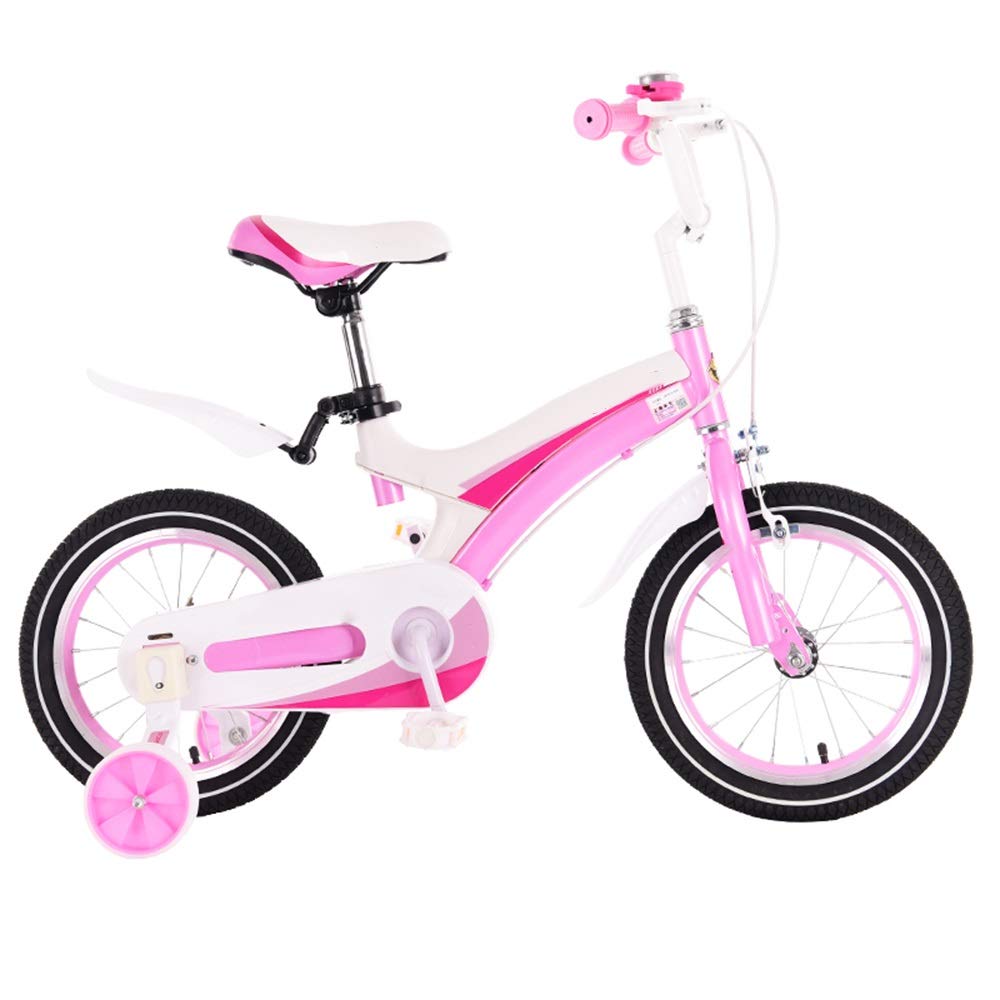 新品 Axdwfd 子ども用自転車 12インチキッズバイク 24歳の男の子と女の子のためのトレーニングホイール付き高炭素鋼子供自転車 Pink B07pqyll 人気ショップが最安値挑戦 Firstcity Edu My