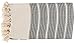 SET of 4 - Turkish Cotton Bath and Beach Towel for Adults, Beach Blanket, Light Compact Travel Towel, Quick Dry Sand Free, Diamond Weave, PREWASHED, XL 71x36 Inches (Grey-Fume-Black-Navy)