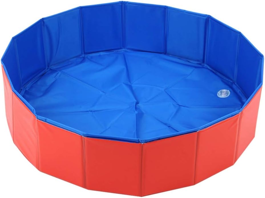 Handfly Dog Swimming Pool,Paddling Pool for Pets and Kids,Foldable Dog Swimming Pool Bathing Tub,Dogs Paddling Bathing Pool For Garden Patio Bathroom