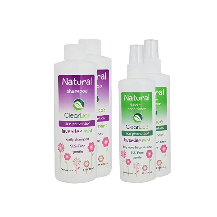 Clearlice® Family Size Lice Prevention Kit - Repels Lice, Eggs and Nits Naturally - Skin Friendly, Safe for Daily Use…