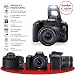 Canon EOS Rebel SL3 Digital SLR Camera + Canon EF-S 18-55mm f/4-5.6 is STM Lens + Canon EOS Shoulder Bag 200ES (Black) + 64GB UHS-I U3 SD Memory Card + Photo4Less Camera and Lens Cleaning Cloththumb 1