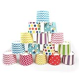 Btacy 50Pcs Paper Cake Cup Cupcake Cases Liners Muffin Dessert Baking Wedding Party