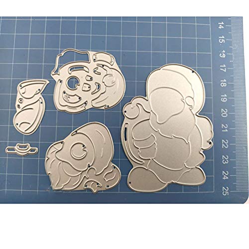 Metal Cutting Dies in Die Cut Machine for Scrapbooking Card Making (Santa) - Thumbnail 3