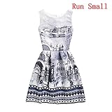 Girls 6 - 12 Years Flower Wedding Printing Princess Party Dress