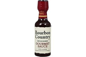 BOURBON COUNTRY GOURMET SAUCE | Marinade, Stir, Fry & Cook | Nappe Consistency | Fish & Steak Sauce | 2 Oz.