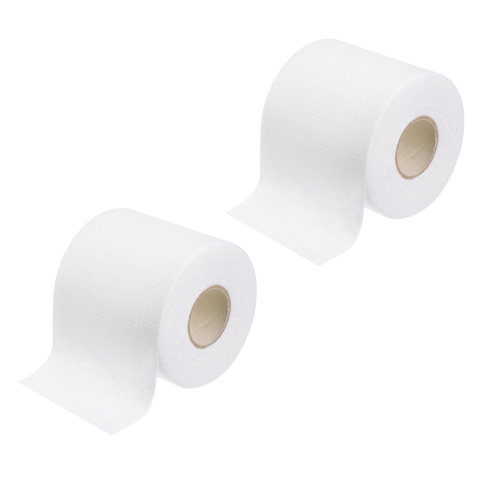 PATIKIL 4inch x 66ft Fiberglass Cloth Tape, 2pcs Polyester Fiberglass Mesh Tape Drywall Tape Polyester Fiber Tape Waterproof White 2.3oz(65g) 0.2MM for Roof Shower Walls Tiles Boat