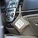 DRIVE Natural Car Air Freshener (Gray) - Best Auto Purifier is Certified Moso Bamboo Activated Charcoal 220g - Unscented Deodorizer, Drying Bag Removes Allergens & Moisture - Prevents Bacteria, Mildew