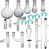 Laboy HMK0103 Glass Organic Chemistry Kit 24/40 Lab Glassware Set