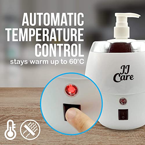 JJ CARE Lotion Warmer and Massage Oil Warmer includes 300ml Pump Bottle