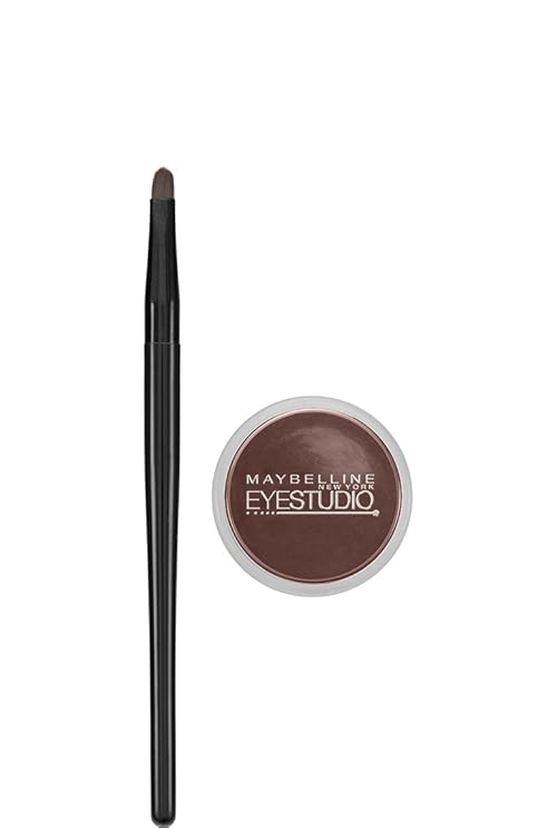 MAYBELLINE New York Eye Studio Lasting Drama Gel Eyeliner, Waterproof, Brown 952, 0.106 oz - packaging may vary