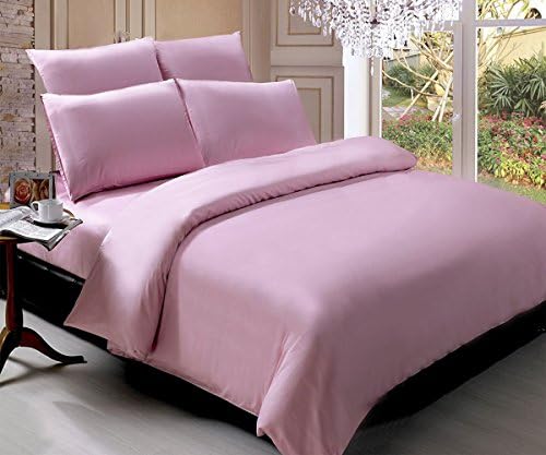 Swan Comfort Microfiber 4-Piece Bed Sheet Set - Full, Pink