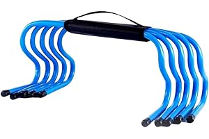 Generic 5X Agility Hurdles Obstacles 6 inch Versatile, Speed Hurdles, Training Equipment for Kids Basketball Fitness Football