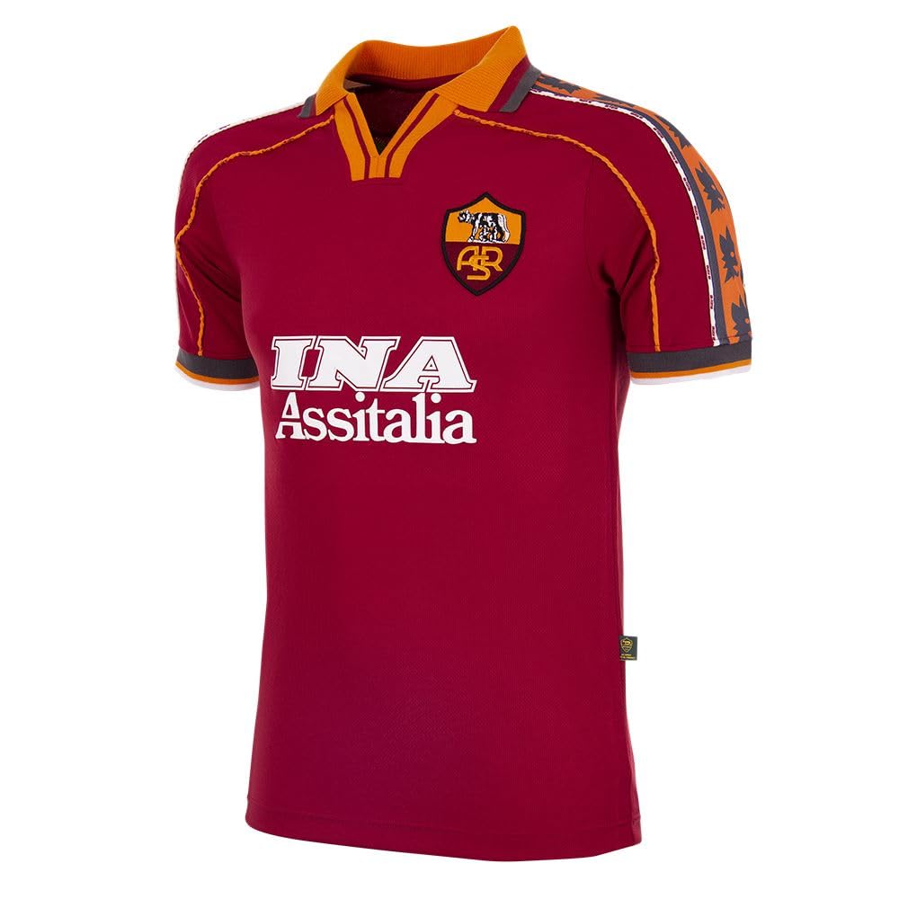 AS Roma Men's Historical Soccer Jersey, red, S
