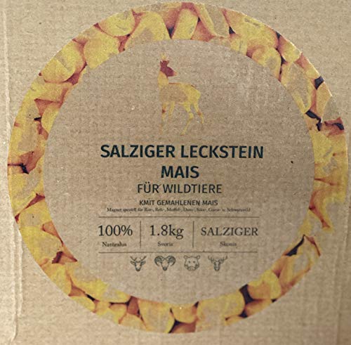 Wildlutscher Leckstein salziger Mais mit gemahlenen Mais 1,8 kg (14,39 €/kg) – Bild 8