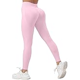 ViKiUiKi Impact Workout Leggings for Women Seamless Yoga Low Waist Leggings Tummy Control Butt Lifting Pants for Gym