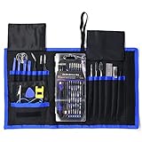 78-in-1 Precision Screwdriver Set,HTOCINQ Magnetic Driver Kit with 54 Bits, Repair Tool kits for iPhone X,8/8s,7,iPad,Laptops,PC,Eyeglasses,Watches