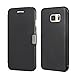 MTRONX Phone Case for Samsung GalaxyS7, S7, Magnetic Ultra Folio Flip Slim Leather Twill Case Cover Pouch ¡V Black(MG-BK)