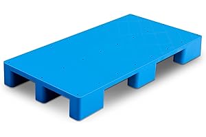 Kritkin Plastic Pallets for Basement Storage Lightweight Floor Pallets Display Pallets for Outside Waterproof Storage Pad Lightweight Wear Resistant Basement Pallet for Floor (39.3 x 27.6 x 5.5 Inch)