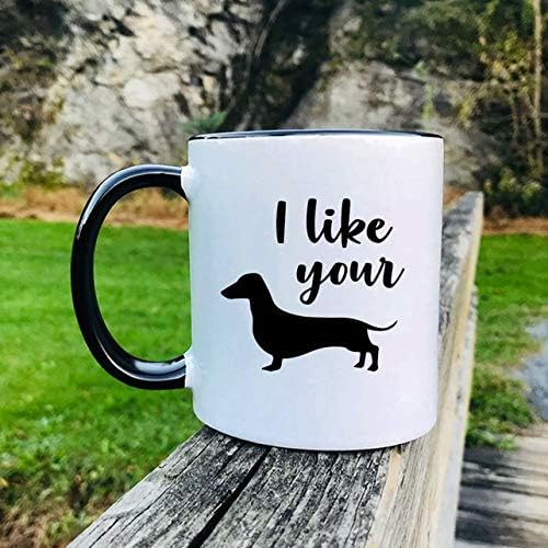 wiener dog mug
