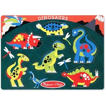 melissa and doug chunky dinosaur puzzle