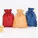 SumDirect Small Burlap Gift Bags 20 Pcs Mixed Color Jewelry Pouches with Drawstring Reusable Linen Gift Bags for Wedding, Party, Valentine, Christmas 3.7x5.5 inch