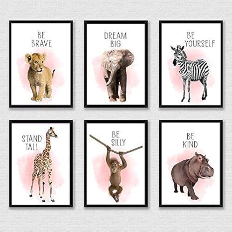 safari nursery prints