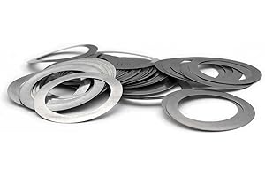 10/20/50pcs Thickness 0.1mm Stainless Steel Shim Gasket Ultra Thin Gasket Adjusting Gasket M3-M20 Thin Shim Washers Hardware(