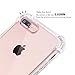 iphone 7 Plus Case, JMcolo [Ultra Hybrid] Crystal Clear Flexible TPU Hybrid Protective Shock Absorbing Bumper Case with Clear Back Panel [Lifetime Warranty] for iPhone 7 Plus 5.5 inch - 2016 (Clear)