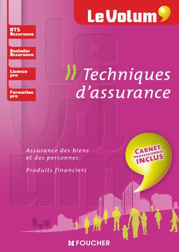 Le Volum' Techniques d'assurance by (Paperback)