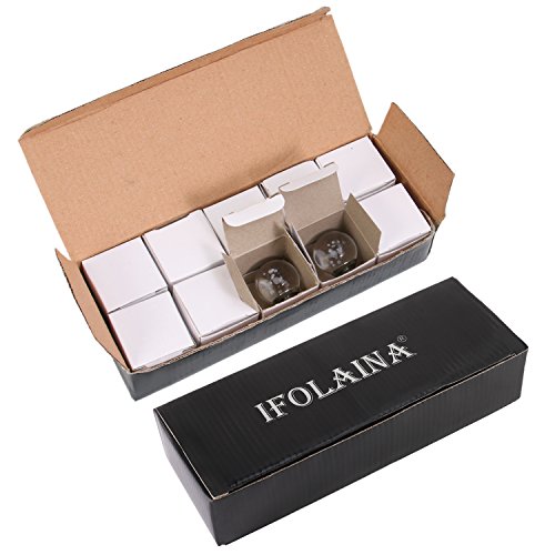 IFOLAINA 10 Pcs Crystal Cabinet Knobs Round Glass Kitchen Cupboard Drawer Dresser Bookcase Pull Handle with 3 Size Screws