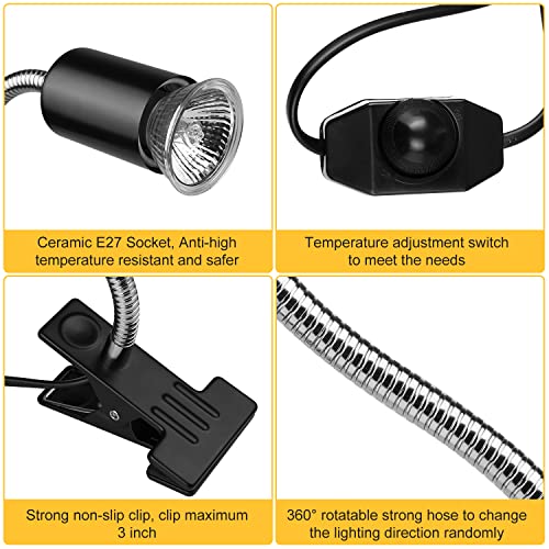 Reptile Heat Lamps, Turtle Lamp UVA/UVB Turtle Aquarium Tank Heating