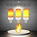 LED Flame Bulbs,Sunstrider E26/E27 LED Flame Effect Light Bulb 3 modes Simulated Nature Fire Flickering Fire Effect Atmosphere Decorative Light Bulb for Bar Festival Party Decoration