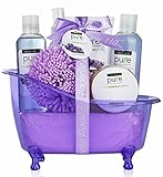 Lavender Spa Bathtub Basket
