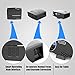 VisualGreat GP80 Projector, Portable Size Top Game Video Entertainment,1800 LMS LED Light Output Brightness for Home Theater 1080P Ready via Double USB To Achieve Your Movie at Your Family Party