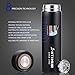 Vacuum Insulated Water Bottle, Stainless Steel Thermoses Water Bottle, Keep Hot Or Cold (Ice), Car Portable Travel Tea Coffee Vacuum Thermoses Cup, Anti-collision, Leak-proof,18 Oz,Black