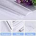 Velimax Rain Glass Film Decorative Rain Glass Window Film Privacy Rain Film Static Cling Window Sticker Removable Anti-UV (17.7