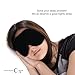 Sleep Mask Blindfold Eye Shades - 100% Light Blocking - Blackout Sleeping Mask is Comfortable for Relaxation Migraines Insomnia - Travel Eye Mask is Soft with Ear Plugs