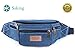 Fanny Pack Rugged Multi-functional with 7 zippered compartments. Tour lumbar pack sports bag waist pack | stylish unisex design.