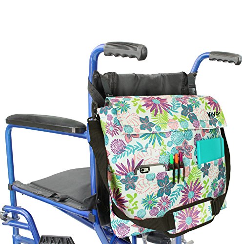 Vive Wheelchair Bag Wheel Chair Storage Tote Accessory for Carrying